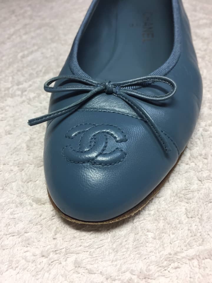 CHANEL（シャネル）フラットパンプス　クリーニング＆染め直し | 靴修理