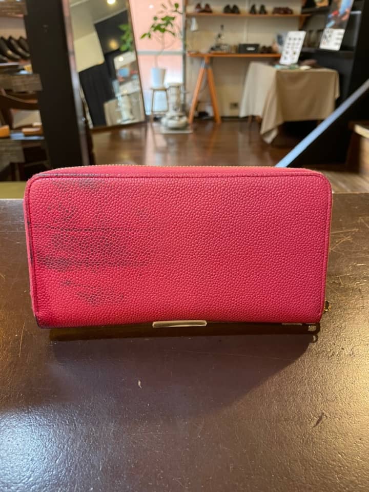 シャネル（CHANEL）長財布　クリーニング＆染め直し | 革小物修理