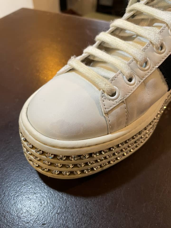 GUCCI（グッチ）スニーカー　クリーニング＆染め直し | 靴修理
