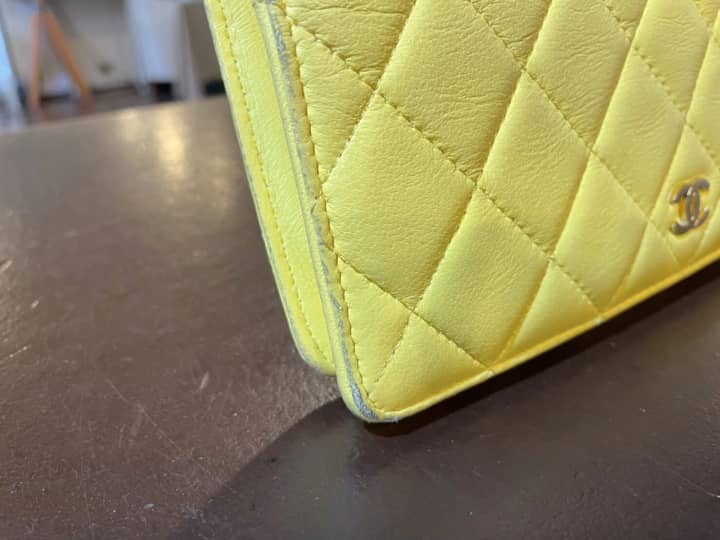 CHANEL（シャネル）長財布のクリーニング＆染め直し | 革小物修理