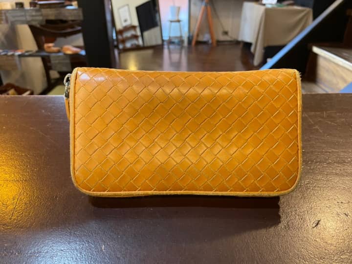 BOTTEGA VENETA（ボッテガヴェネタ）長財布 クリーニング＆染め直し | 革小物修理