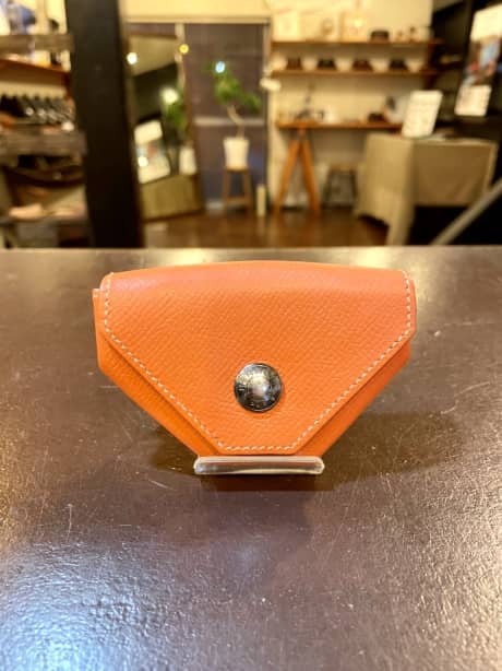 HERMES（エルメス）コインケース　クリーニング＆染め直し | 革小物修理