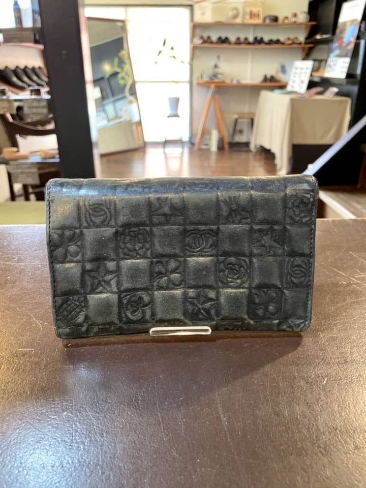 CHANEL（シャネル）長財布　クリーニング＆染め直し | 革小物修理