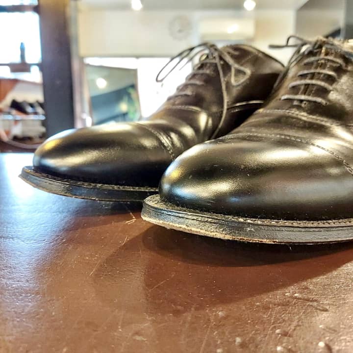ALDEN（オールデン）ヴィンテージスティール＆ハーフラバーソール補強 | 靴修理