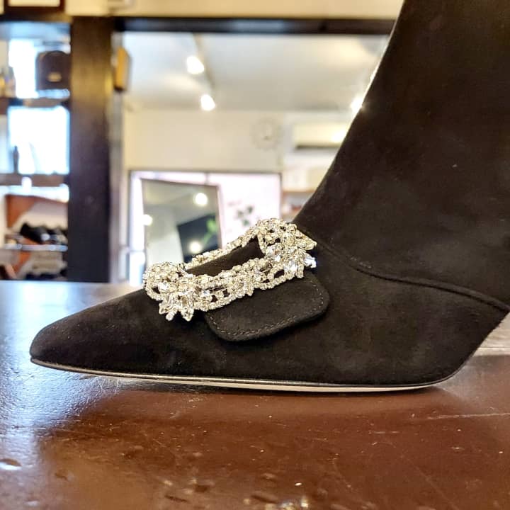 MANOLO BLAHNIK（マノロ・ブラニク）ハーフラバーソール補強 | 靴修理