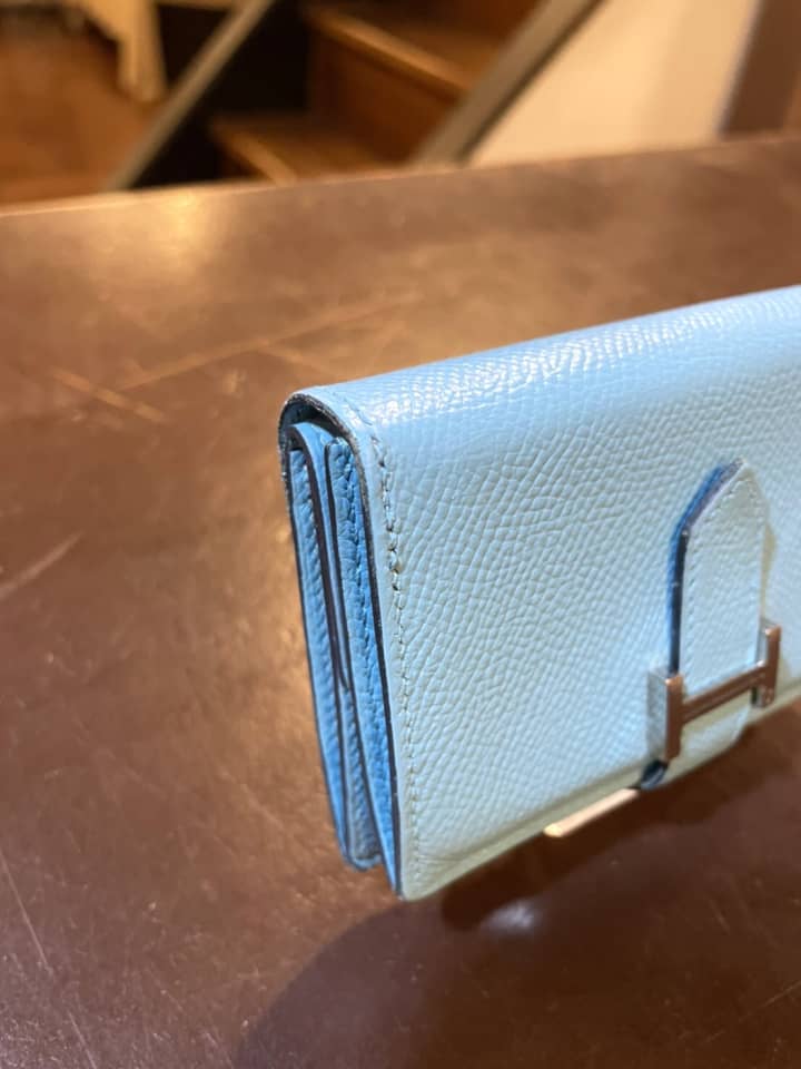 HERMES（エルメス）カードケース　クリーニング＆染め直し | 革小物修理