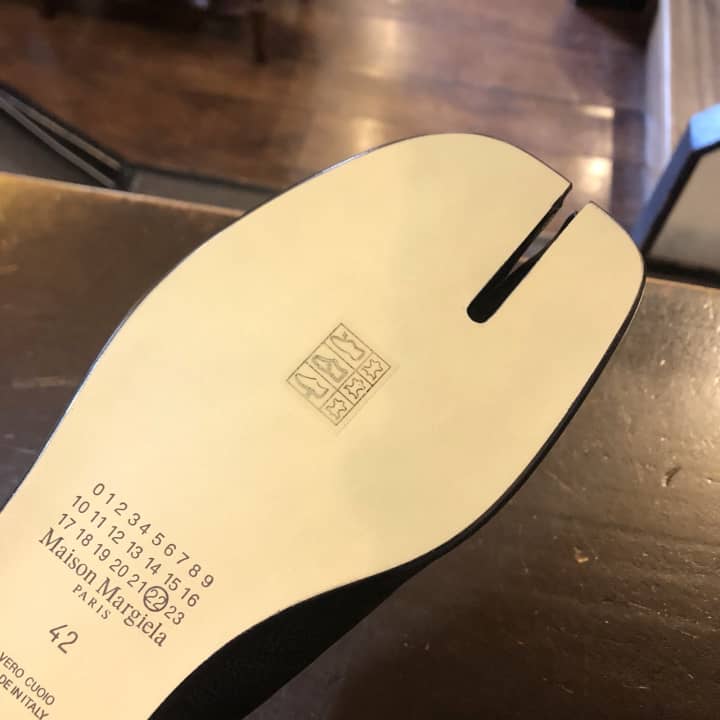MAISON MARGIELA（メゾン マルジェラ）ハーフラバーソール補強 | 靴修理