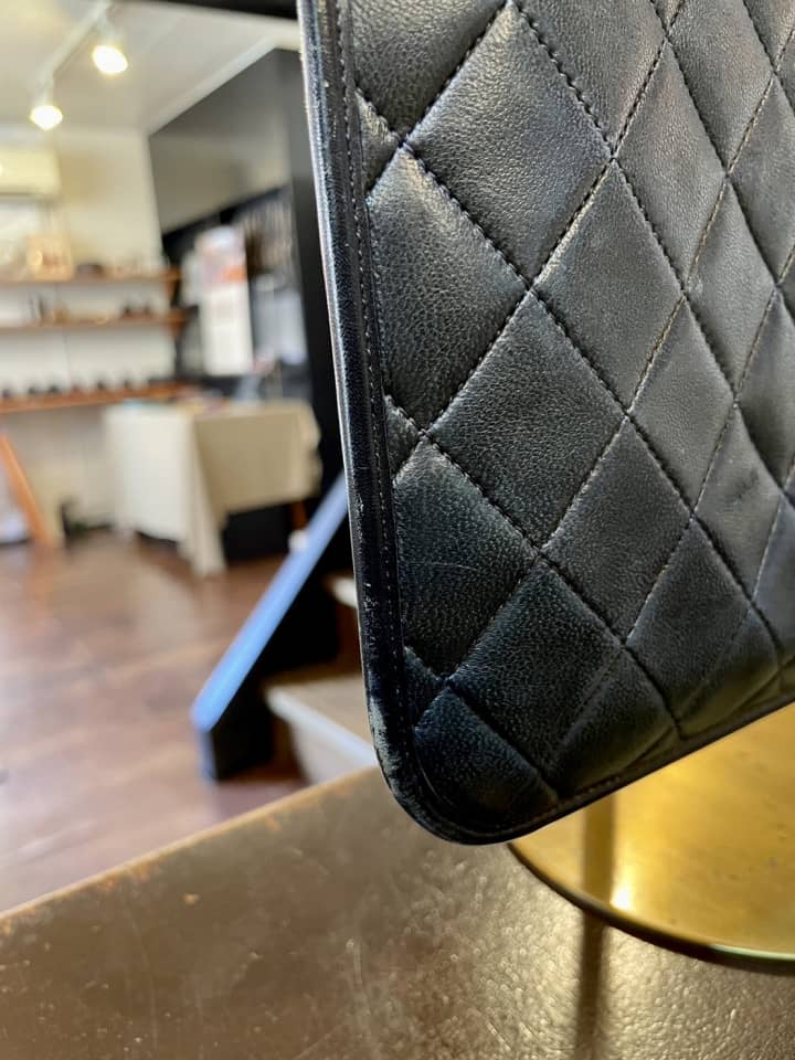 CHANEL（シャネル）マトラッセ　クリーニング＆染め直し | バッグ修理