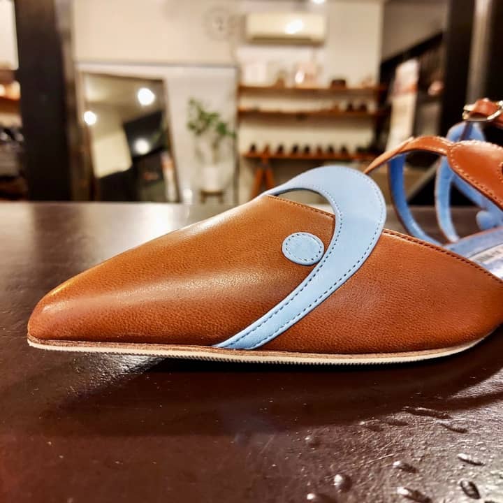 MANOLO BLAHNIK（マノロブラニク）ハーフラバーソール補強 | 靴修理